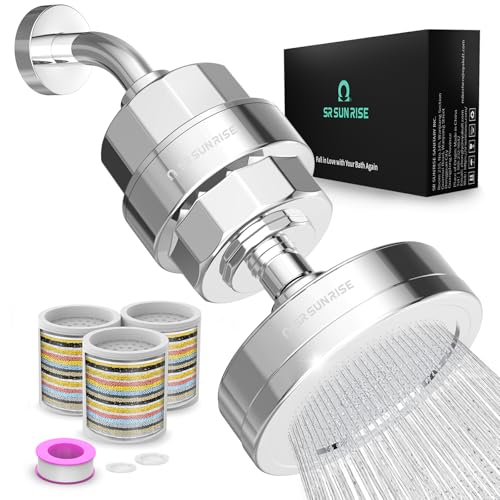 20+3 Stage Filtered Shower Head for Hard Water