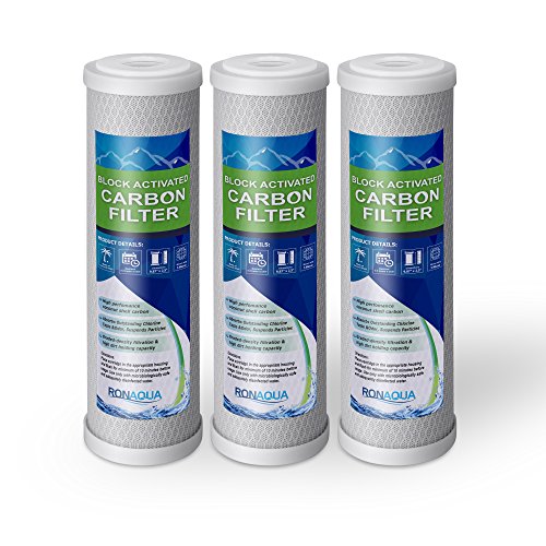 Block Activated Carbon Coconut Shell Water Filter Cartridge 5 Micron for RO & Standard 10” Housing WELL