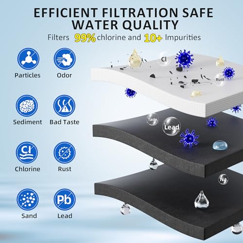 W10295370A WRS588FIHZ04 WRS325SDHZ WRS325SDHZ13 Water Filter Replacement for Whirlpool WRS321SDHZ13 WRS325FDAM04 WRSF5536RZ00 WRS588FIHZ00 WRFF3236RZ00 WRMF3636RZ00 WRS571CIHZ01 WRS315SDHM by WXOXIMI (4 Count)