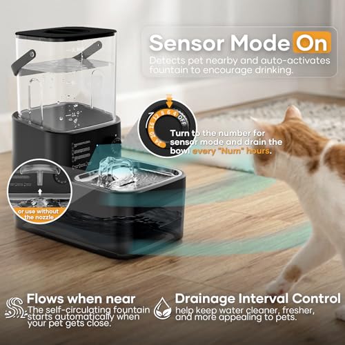 3L Filterless Cat Water Fountain