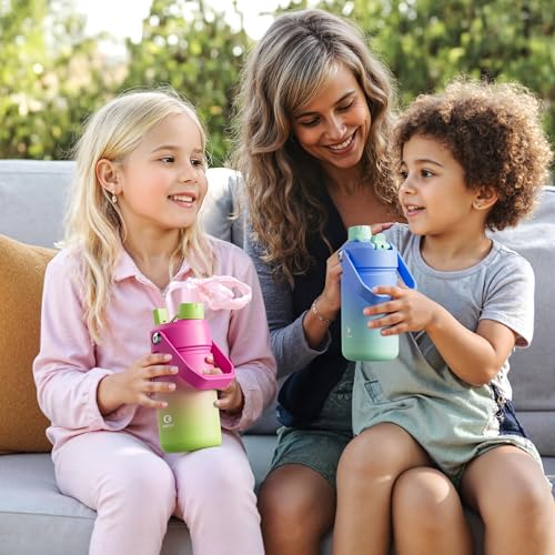 Kids Insulated Water Bottle with Straw