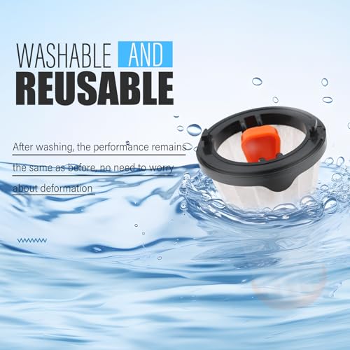 4 Pcs EF144 Filter Replacement Compatible with Electrolux Ergorapido EL2000