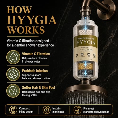 Premium Vitamin C Shower Filter for Hair and Skin