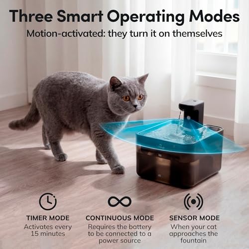 Cat Water Fountain Cordless