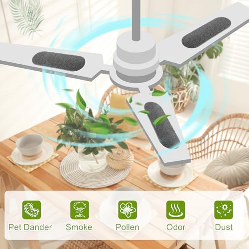 10 Pack Ceiling Fan Filters for Blades (10 Count)