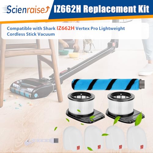 IZ662H Filter Replacement Kit Compatible with shark IZ662H (7 Count)