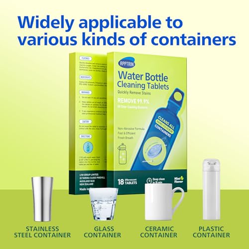 Water Bottle Cleaning Tablets (18 Count)