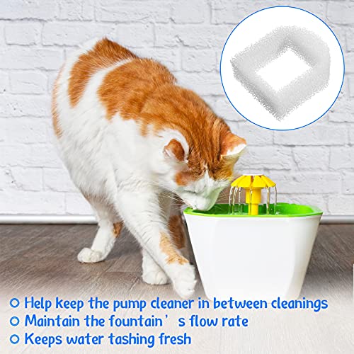 15 Pcs Foam Filters Compatible with Drinkwell Pet Fountain Filters (15 Count)