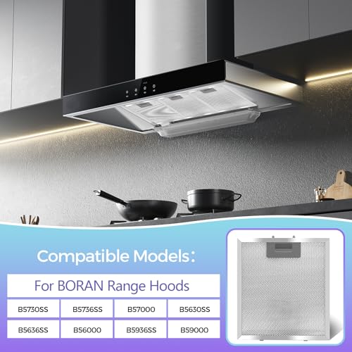 2 Pack S97018029 Range Hood Filter Replacement