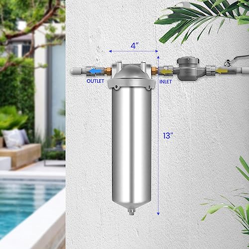 NSF ANSI 42 Stainless Steel Whole House Water Filter Housing