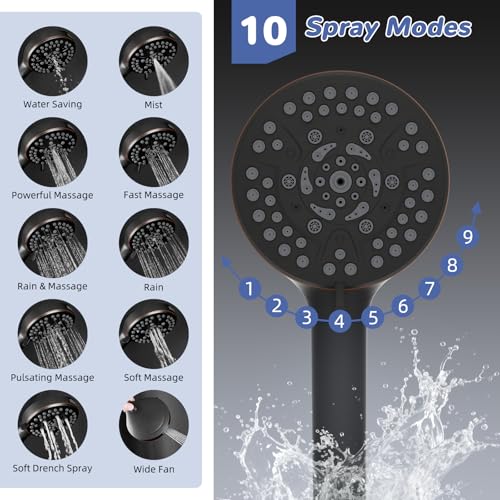 Upgraded cUPC Certified 13'' Shower Head Combo