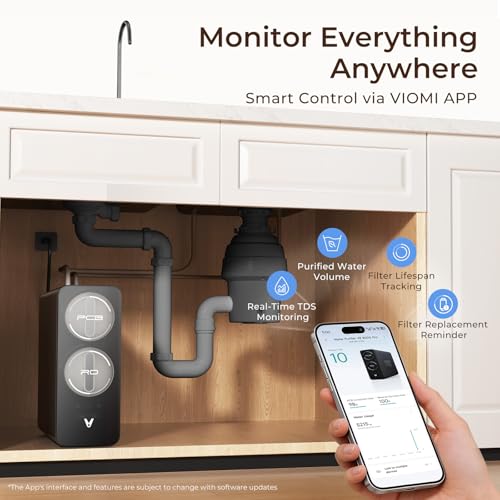 V8 PRO 800GPD Under Sink RO System