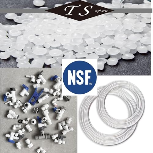 NSF 1 4" inch Water Line Tubing and Push to Connect Fittings for Reverse Osmosis Water Filter RO fittings
