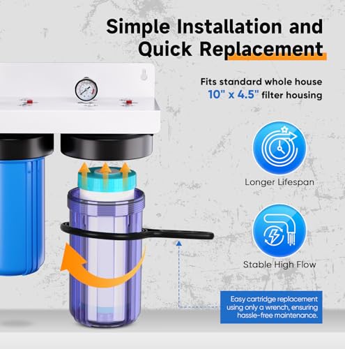 2 Stage Whole House Water Filtration System