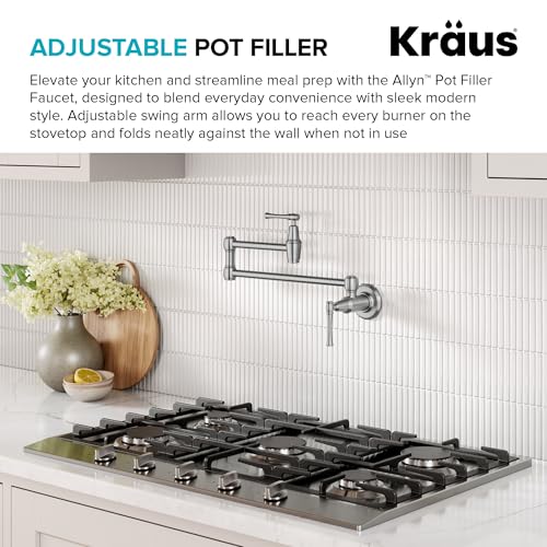 Allyn Pot Filler Faucet with Retractable Arm