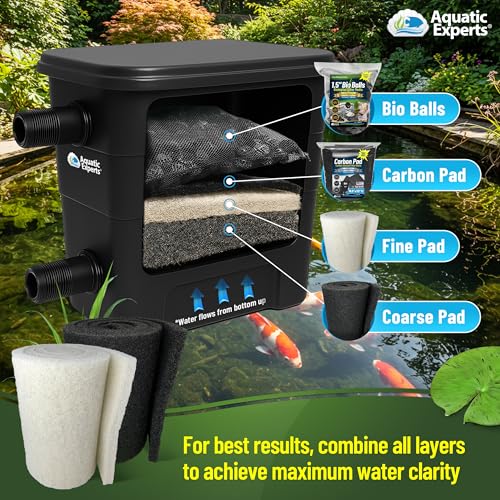 Koi Pond Filter Pad Bundle with Bio Balls