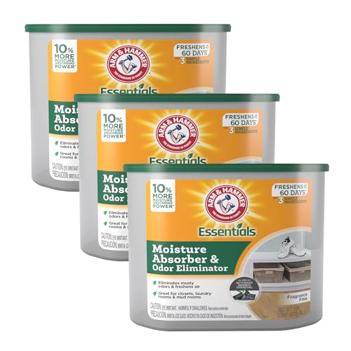 Essentials Disposable Moisture Absorber and Odor Eliminator Tub (48 Ounce)