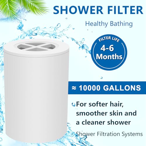 A01 Shower Filter Compatible with Afina Filtered Shower Head (2 Count)
