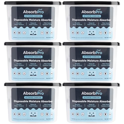 Charcoal Moisture Absorber Tub 10.5 oz (6 Count)