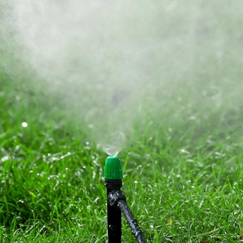 30PCS 1 4" Drip Irrigation Spray Emitters Lock Barbed Leak (30 Count)