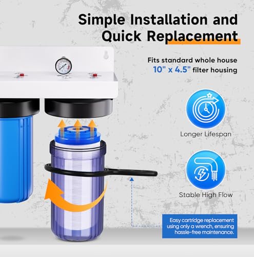 2 Stage Whole House Water Filtration System