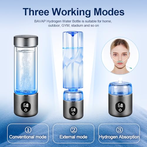 BAVAP Hydrogen Water Bottle is a 3
