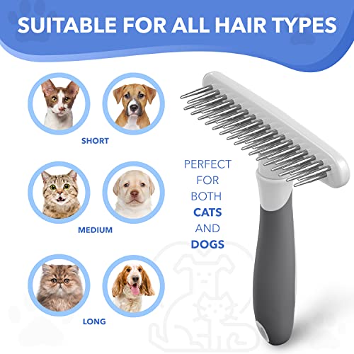 Dog rake deshedding dematting Brush Comb