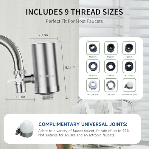 Water Filter for Sink Faucet (3 Count)