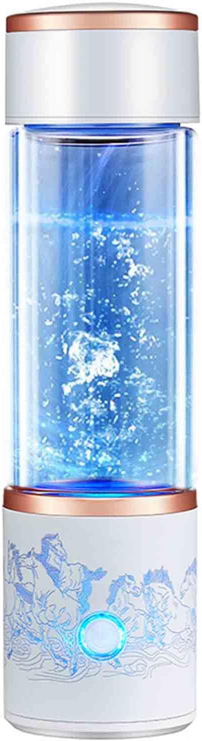 300mL Capacity Portable Hydrogen Water Ionizer Machine, 1000-5000PPB Electrolysis Technology, Hydrogen Water Generator, Relieve Fatigue, Improve Water Quality