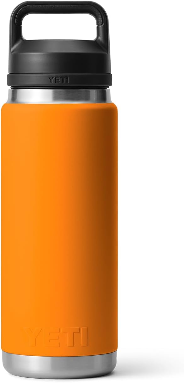 YETI Rambler 26 oz Bottle, Vacuum Insulated, Stainless Steel with Chug Cap, King Crab