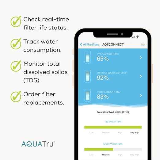 AquaTru Classic Smart Countertop Water Purifier | App-Connected 4-Stage Reverse Osmosis System Removes 84 Contaminants Including Forever Chemicals, Lead & Fluoride | Tracks Filters | No Plumbing