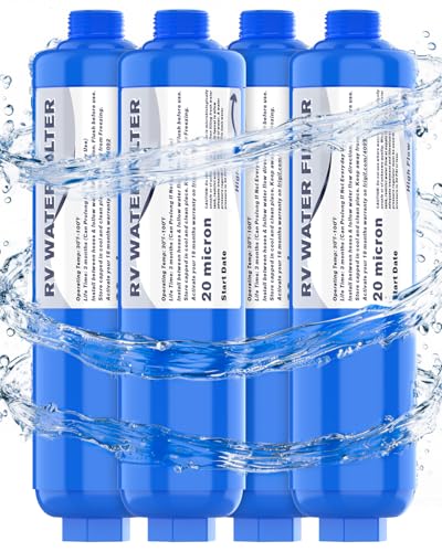 RV Camper Inline Water Filter (4 Count)