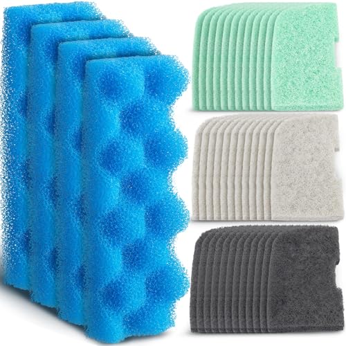 40 Pcs Replacement Filter Media Kit Compatible with Fluval 306 (40 Count)
