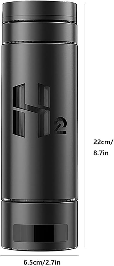 High-Concentration Portable Hydrogen Water Bottle Generator – 300ml Rechargeable Smart Hydrogen Cup | Rich Hydrogen Water for Daily Wellness, Travel, Fitness, Gift Giving