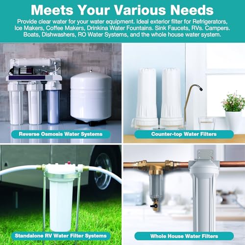5 Micron 10" x 2.5" Whole House CTO Carbon Sediment Water Filter