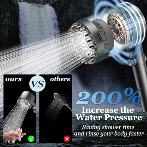 Filtered Shower Head with Handheld