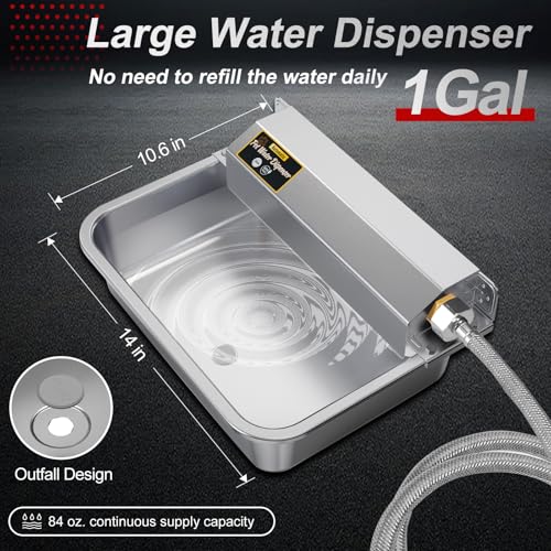 1Gal 3.8L Automatic Water Dispenser for Dogs
