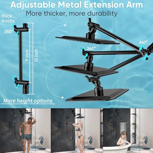 8'' Dual 20 Stage Filtered Shower Head with Handheld