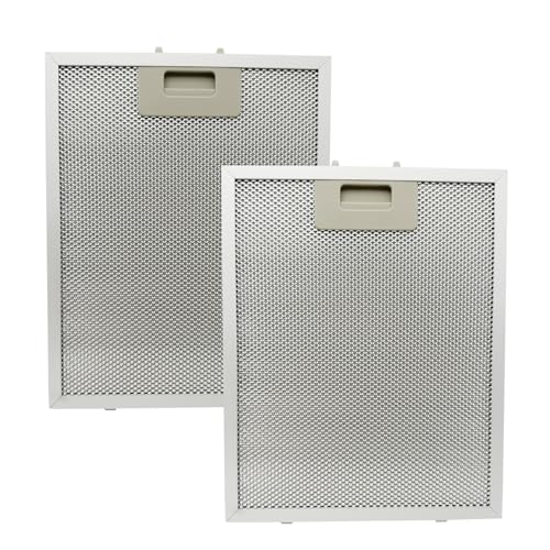 2Pcs W10915369 Range Hoo Grease Filter Fit for Whirlpool Kitchen Aid Jenn Air Range Hood Mesh Grease Vent Filters Length 8.74 Inches Width 7.48 Inches 5 (2 Count)