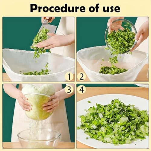 5PCS Cheese Cloth Bags for Straining