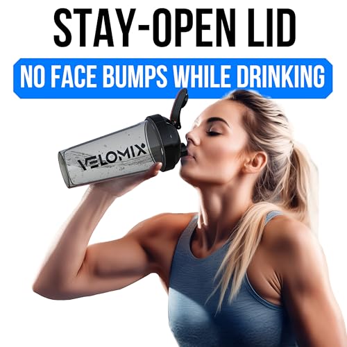 2 Pack 28oz Protein Shaker Bottle for Protein Mixes (2 Count)