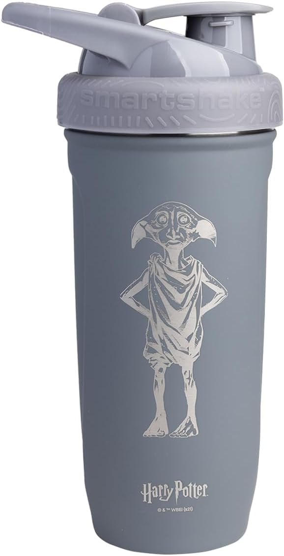 Smart Shake Reforce Stainless Steel Harry Potter Dobby Shaker Bottle (900 ML /30oz) | Light Weight Resistance Sports Shaker Bottle with a Soft Lid | Leakproof, BPA Free & DEHP Free