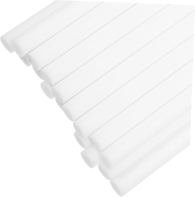 50pcs Cotton Diffuser Sticks Humidifier Filter Rods for Home and Car Easy to Use Refill Wicks for Aromatherapy and Humidifiers White - AquaVibe