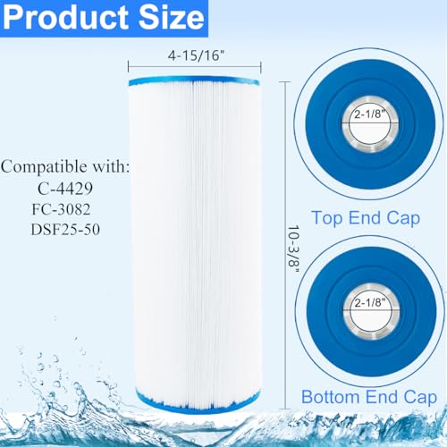 Spa Filter Cartridge Replaces for Unicel C