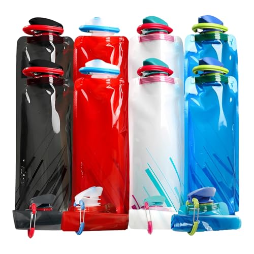 Collapsible Water Bottles for Travel (24 Count)