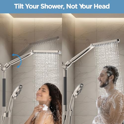 Dual Handheld Shower Head Combo