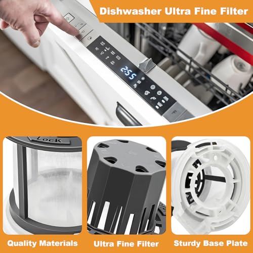 WD49X24057 Dishwasher Ultra Fine Filter Kit Replacement