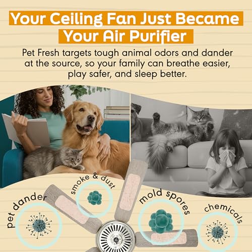 Pet Fresh Ceiling Fan Filters for Blades