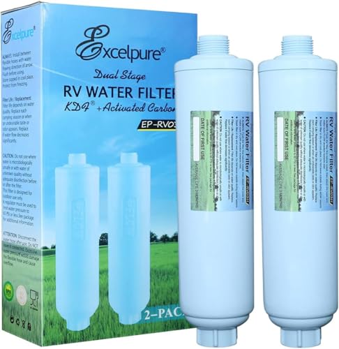 RV Inline Water Filter with Anti (2 Count)