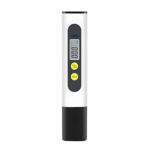 TDS Meter, Digital Water Tester with 0-9990 PPM Range, Portable for Aquaculture, Pools, Tap Water Testing